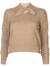 CO CABLE KNIT SLEEVE jumper