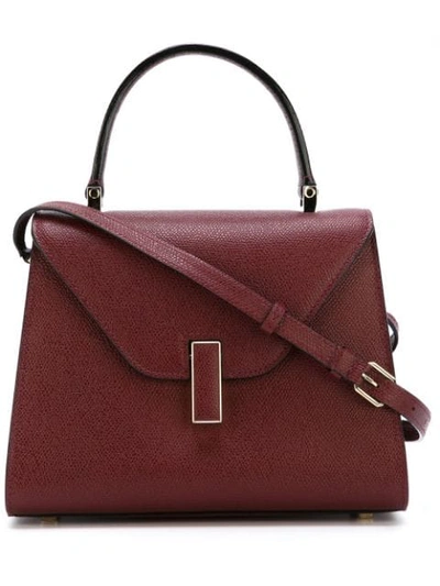 Valextra Iside Tote Bag In Red