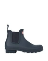 Hunter 'original' Waterproof Chelsea Rain Boot In Dark Blue