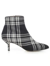 POLLY PLUME CHECKED ANKLE BOOTS,10688942