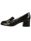 Gucci 55mm Marmont Fringed Leather Pumps In Black