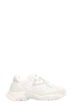 ASH ATOMIC WHITE LEATHER AND FABRIC SNEAKERS,10688954