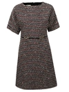 GUCCI SEQUIN TWEED DRESS,10689073