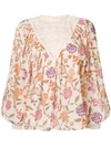 ANTIK BATIK Alina floral print blouse