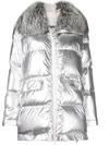 YVES SALOMON YVES SALOMON ARMY PADDED COAT - METALLIC