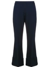 STELLA MCCARTNEY FLARED CROPPED TROUSERS