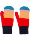 PS BY PAUL SMITH STRIPED MITTENS