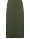 AALTO FRONT ZIP MIDI SKIRT