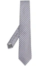 CANALI CANALI PATTERNED TIE - BLACK