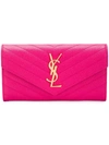 SAINT LAURENT Monogram quilted wallet