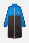 AMI ALEXANDRE MATTIUSSI EIFFEL HOODED LONG K-WAY WINDBREAKER,SPEE18OW00322812618759