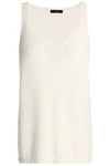 THEORY WOMAN WAFFLE-KNIT CASHMERE TANK IVORY,GB 6200568457451459