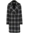 Stella Mccartney Multicolor Wool Oversize Coat In Grey