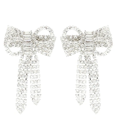 Jennifer Behr Lola Bow Earrings In Silver