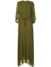 MAISON RABIH KAYROUZ TIE WAIST MAXI DRESS