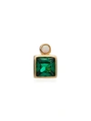 ANNI LU Bling green and crystal stud earring