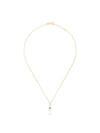 ANNI LU GOLD PLATED PEARL AND CRYSTAL NECKLACE