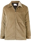 THE SILTED COMPANY THE SILTED COMPANY CORDUROY ZIPPED JACKET - BROWN