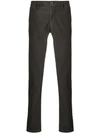 Incotex Slim Fit Basic Chinos - Brown In Brown