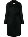 MICHAEL MICHAEL KORS BELTED SINGLE-BREASTED COAT
