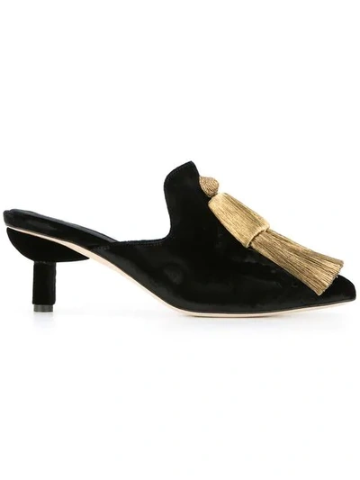 Sanayi313 Tassel Mules In Black