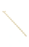 AMRAPALI KUNDAN 18K GOLD AND DIAMOND LINK BRACELET,689567