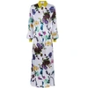 KLEMENTS WARSAW DRESS IN GOTHIC FLORAL ICED LILAC
