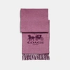 COACH COACH HORSE AND CARRIAGE BICOLOR CASHMERE MUFFLER,18782 NS6