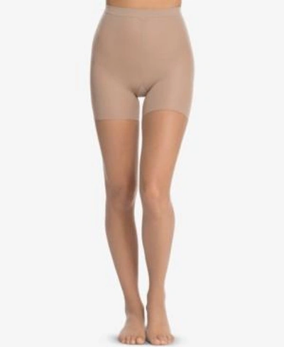 Spanx Women's Uptown Tight-end Micro-fishnet Tights In Nude
