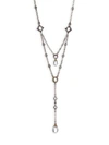 KONSTANTINO Pythia Crystal, Corundum, Sterling Silver & 18K Yellow Gold Tiered Necklace