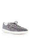 Tretorn Women's Nylite Plus Glitter Lace Up Sneakers In Gray