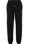 KITH CHELSEA APPLIQUÉD COTTON-JERSEY TRACK PANTS