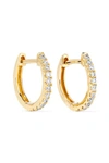 Anita Ko Huggies 18-karat Gold Diamond Earrings In Gold