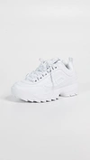 Fila Disruptor Ii Premium Sneakers White/white/white In White/white/white