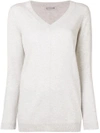 HEMISPHERE HEMISPHERE CASHMERE V-NECK SWEATER - WHITE