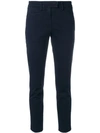 DONDUP DONDUP SKINNY CROPPED TROUSERS - BLUE