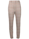 ZIMMERMANN CHECKERED HIGH WAISTED TROUSERS