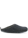 Camper Logo Slip-on Slippers In Grey