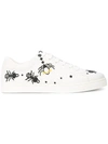 FENDI insect embroidered sneakers