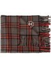 GUCCI CHECK PATTERN SCARF