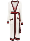 ANDREA BOGOSIAN ANDREA BOGOSIAN LONG KNITTED COAT - WHITE