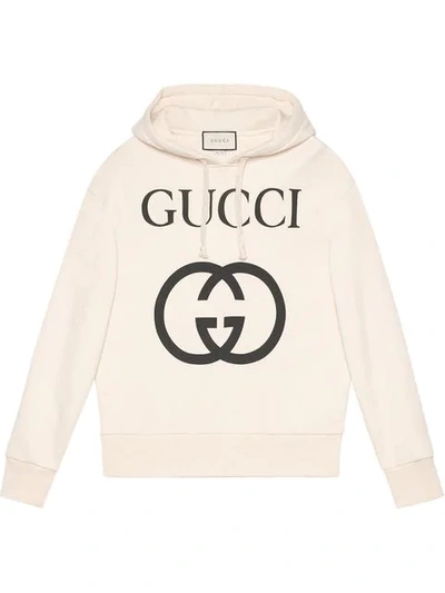 Gucci Off-white Interlocking G Hoodie