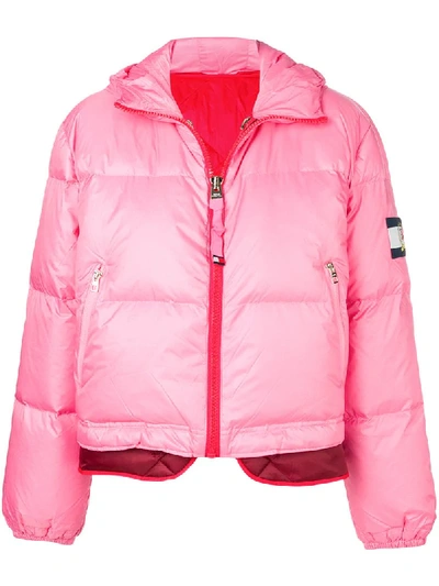 Tommy Hilfiger Women's Rw0rw00921643 Pink Polyamide Down Jacket