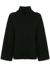GVGV Milano ribbed bow high neck sweater