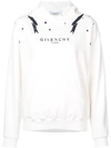 GIVENCHY Graphic print star hoodie,BW706A3Z18
