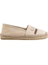 GUCCI LOGO CANVAS ESPADRILLE,525882 9SJ10