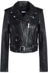 RE/DONE BY LEVI'S RE/DONE BY LEVI'S WOMAN LEATHER BIKER JACKET BLACK,3074457345619016541