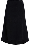 JAMES PERSE JAMES PERSE WOMAN FLUTED JERSEY SKIRT BLACK,3074457345619210743