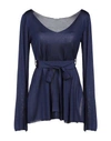 Malo Sweaters In Dark Blue