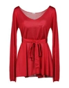 Malo Sweaters In Red